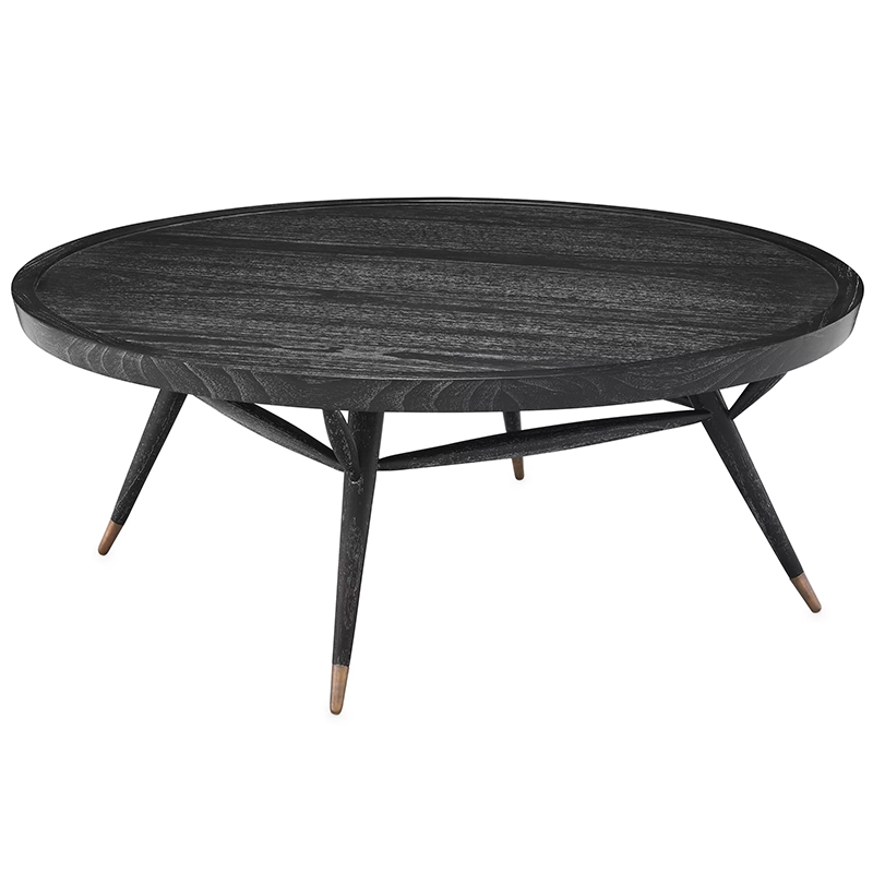 Кофейный стол Eichholtz Coffee Table Phoenix Черный Латунь Кофейный стол Eichholtz Coffee Table Phoenix Черный Латунь в Барнауле | Loft Concept