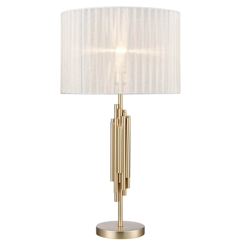 Настольная лампа с Абажуром Odeon Table Lamp ivory ( слоновая кость ) Золотой Настольная лампа с Абажуром Odeon Table Lamp ivory ( слоновая кость ) Золотой в Барнауле | Loft Concept