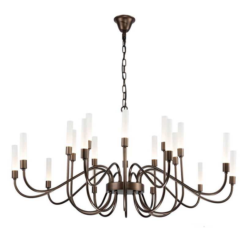 Люстра Faiber Brown Chandelier Коричневый Люстра Faiber Brown Chandelier Коричневый в Барнауле | Loft Concept