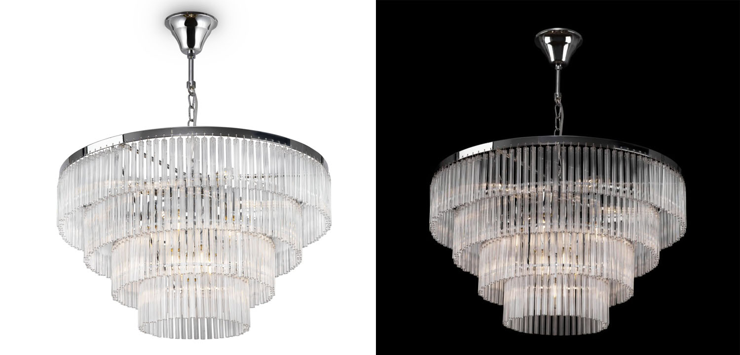 Люстра Olimpa Chandelier chrome 59 - фото