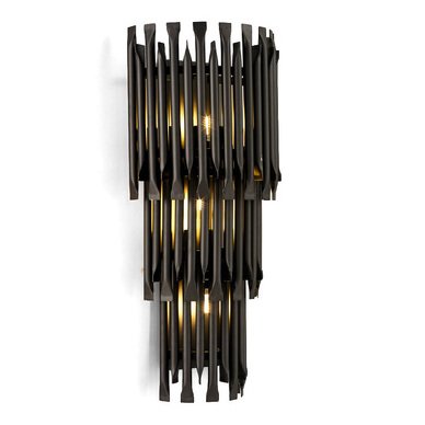 Бра MATHENY III WALL LAMP by DELIGHTFULL Black Черный матовый Бра MATHENY III WALL LAMP by DELIGHTFULL Black Черный матовый в Барнауле | Loft Concept