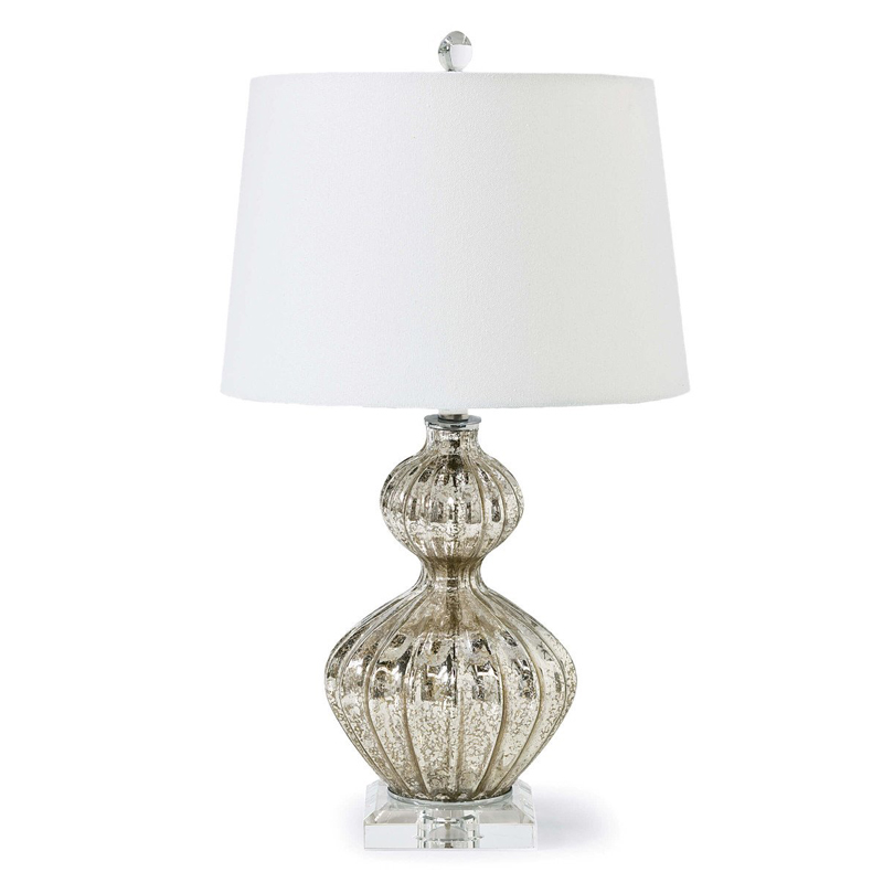 Настольная лампа Loraine Silver Table lamp Серебряный Настольная лампа Loraine Silver Table lamp Серебряный в Барнауле | Loft Concept