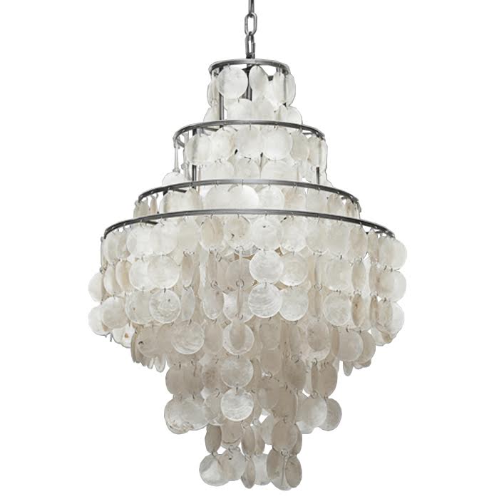 Люстра SHELL Chandelier 50 Белый Люстра SHELL Chandelier 50 Белый в Барнауле | Loft Concept