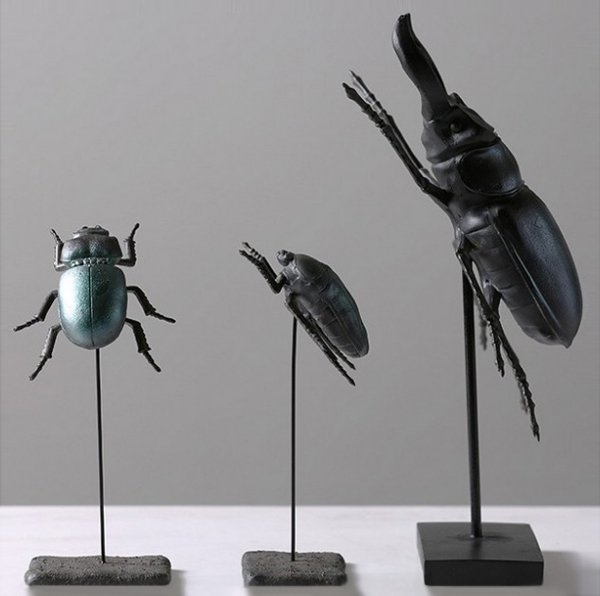 Статуэтка Beetle Family Черный Статуэтка Beetle Family Черный в Барнауле | Loft Concept