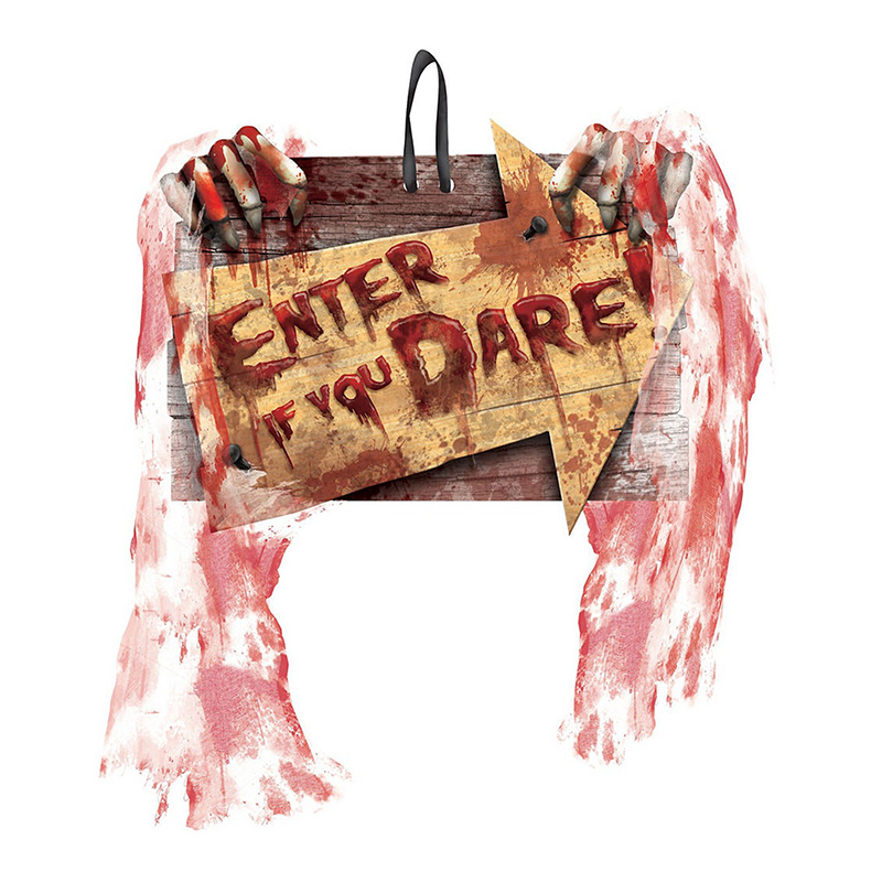 Аксессуар на стену HALLOWEEN "ENTER, if you DARE!" Черный Красный Аксессуар на стену HALLOWEEN "ENTER, if you DARE!" Черный Красный в Барнауле | Loft Concept