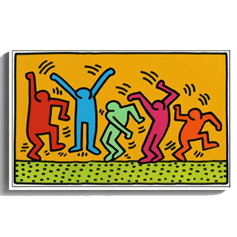 Постер Keith Haring 5 Мульти Постер Keith Haring 5 Мульти в Барнауле | Loft Concept