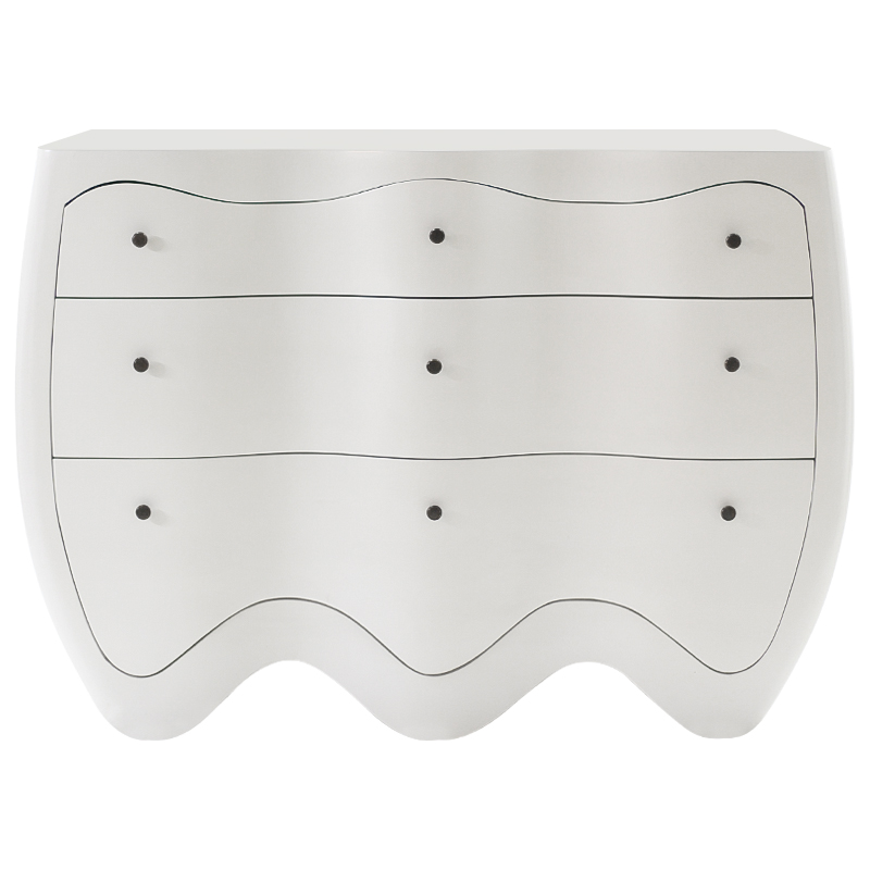 Комод WAVES Kelly Wearstler Chest of Drawers Белый Комод WAVES Kelly Wearstler Chest of Drawers Белый в Барнауле | Loft Concept