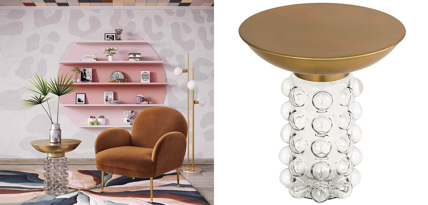 Дизайнерский журнальный стол Bubble Side Table - фото