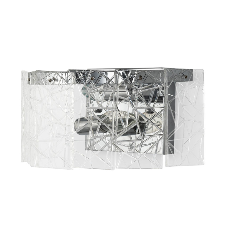 Бра Alvaro Crystal Wall Lamp Прозрачный Хром Бра Alvaro Crystal Wall Lamp Прозрачный Хром в Барнауле | Loft Concept
