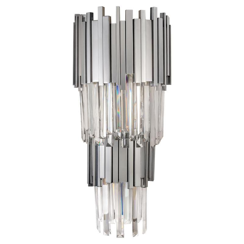 Бра Luxxu Modern Cascade Wall Lamp Silver 71 Прозрачное Стекло Серебряный Бра Luxxu Modern Cascade Wall Lamp Silver 71 Прозрачное Стекло Серебряный в Барнауле | Loft Concept