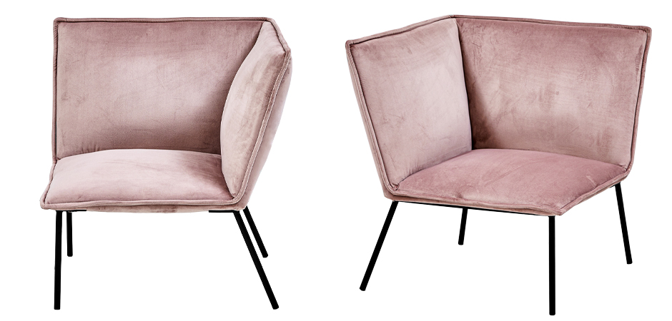 Кресло Corner Armchair pink Кресло Corner Armchair pink - Loft-Concept в Барнауле