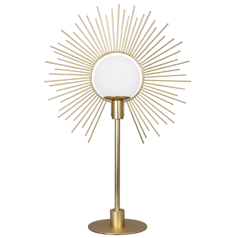 Настольная лампа Table lamp Soleil Латунь Белое матовое стекло Настольная лампа Table lamp Soleil Латунь Белое матовое стекло в Барнауле | Loft Concept