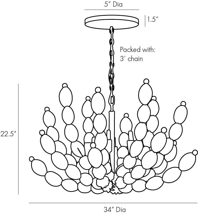 Люстра Arteriors INDI CHANDELIER Люстра Arteriors INDI CHANDELIER в Барнауле