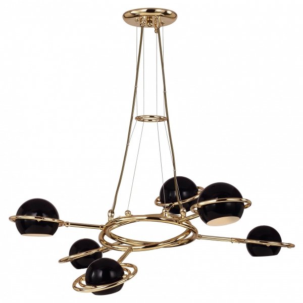 Люстра Delightfull Cosmo Suspention Light Black 6 Черный Люстра Delightfull Cosmo Suspention Light Black 6 Черный в Барнауле | Loft Concept