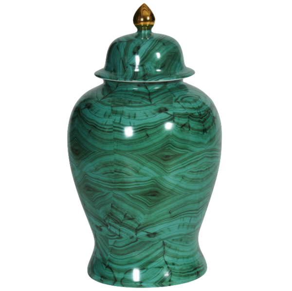 Ваза с крышкой Malachite Vase Малахит Ваза с крышкой Malachite Vase Малахит в Барнауле | Loft Concept