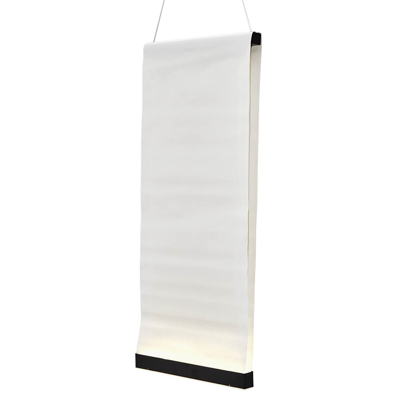 Дизайнерский подвесной светильник из текстиля CANVAS HANGING LAMP 90 Белый Черный Дизайнерский подвесной светильник из текстиля CANVAS HANGING LAMP 90 Белый Черный в Барнауле | Loft Concept