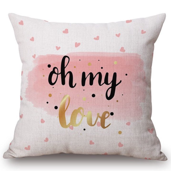 Декоративная подушка Oh my love Декоративная подушка Oh my love в Барнауле | Loft Concept