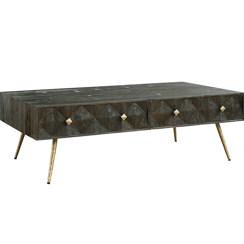 Кофейный стол Reflect Coffee Table Латунь Черный Кофейный стол Reflect Coffee Table Латунь Черный в Барнауле | Loft Concept