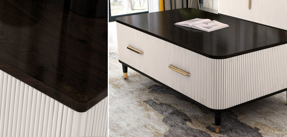 Birmingham Textured Coffee Table White Birmingham Textured Coffee Table White - Loft-Concept в Барнауле