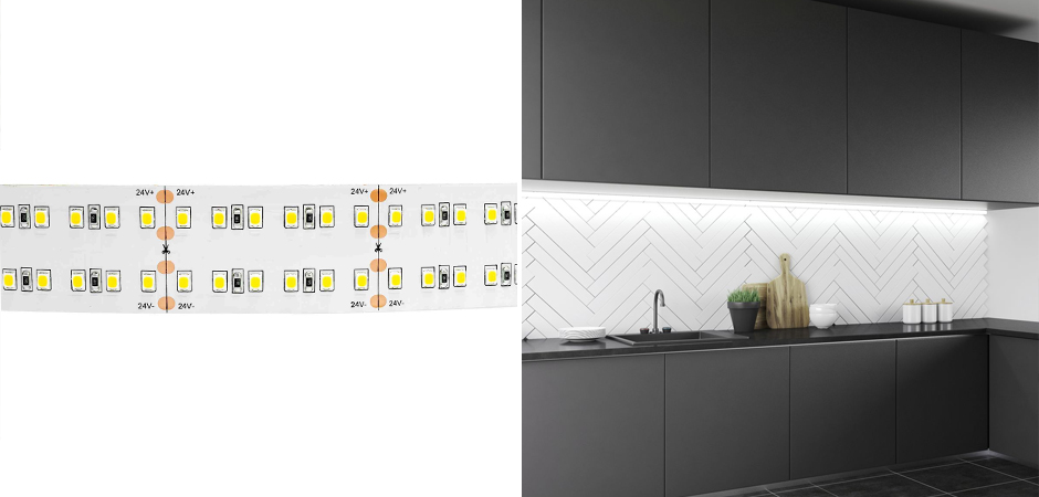 Светодиодная лента 42W/m 240 диодов/3м 2835SMD дневной белый 5M Светодиодная лента 42W/m 240 диодов/3м 2835SMD дневной белый 5M - Loft-Concept в Барнауле