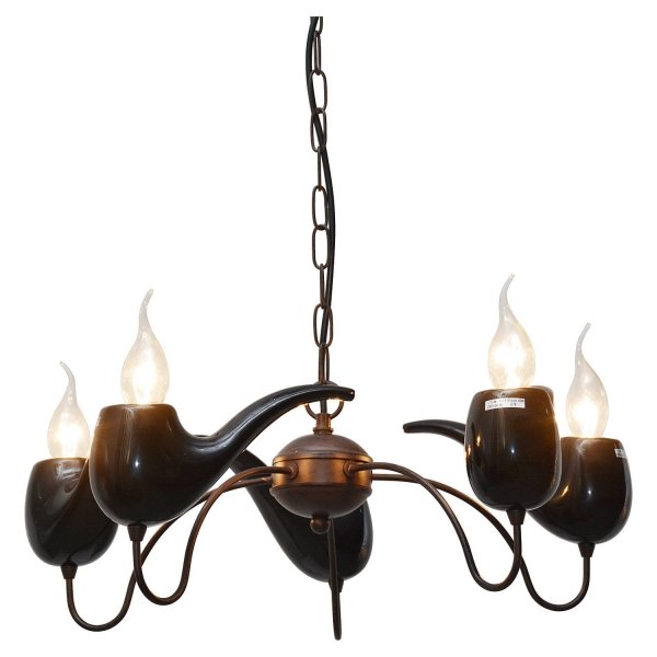 Люстра Smoking Pipes Chandelier Черный Люстра Smoking Pipes Chandelier Черный в Барнауле | Loft Concept