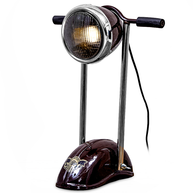 Настольная лампа Moto Loft Table lamp Бургундский красный Настольная лампа Moto Loft Table lamp Бургундский красный в Барнауле | Loft Concept