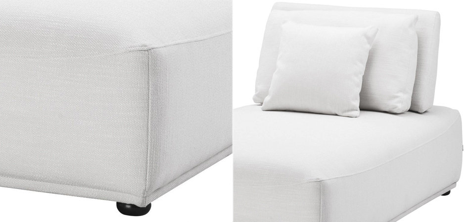 Кресло Eichholtz Chaise Longue Mondial white Кресло Eichholtz Chaise Longue Mondial white - Loft-Concept в Барнауле