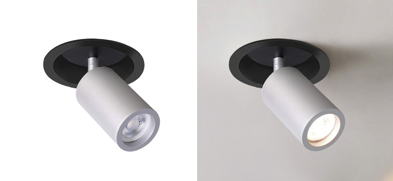 Встраиваемый поворотный спот Modern Spot Silver - фото