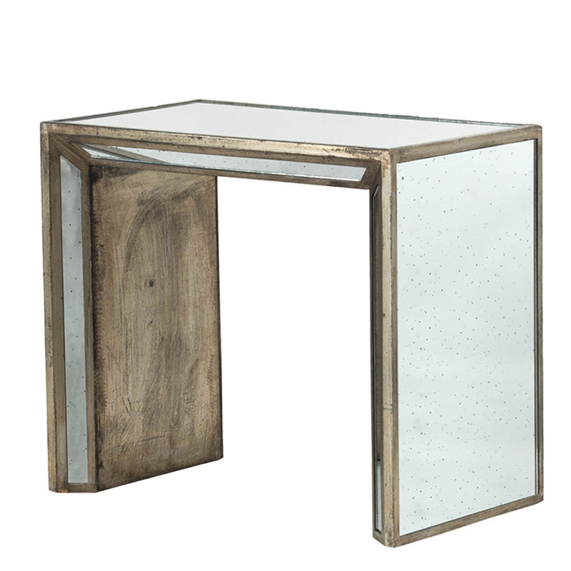 Приставной столик Mirrored Wide Side Зеркало Приставной столик Mirrored Wide Side Зеркало в Барнауле | Loft Concept
