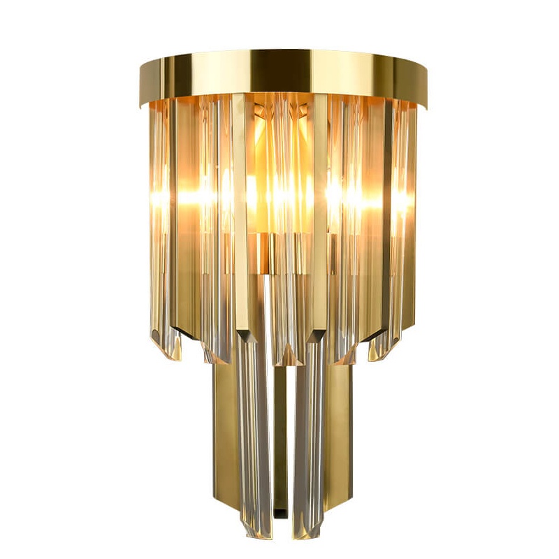 Бра Zacaria Sconce Золотой Прозрачный (Transparent) в Барнауле | Loft Concept 