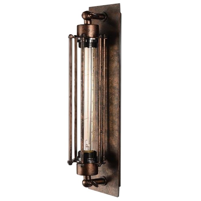 Бра Loft Industrial Edison Cage Momo vintage Бурая ржавчина Бра Loft Industrial Edison Cage Momo vintage Бурая ржавчина в Барнауле | Loft Concept
