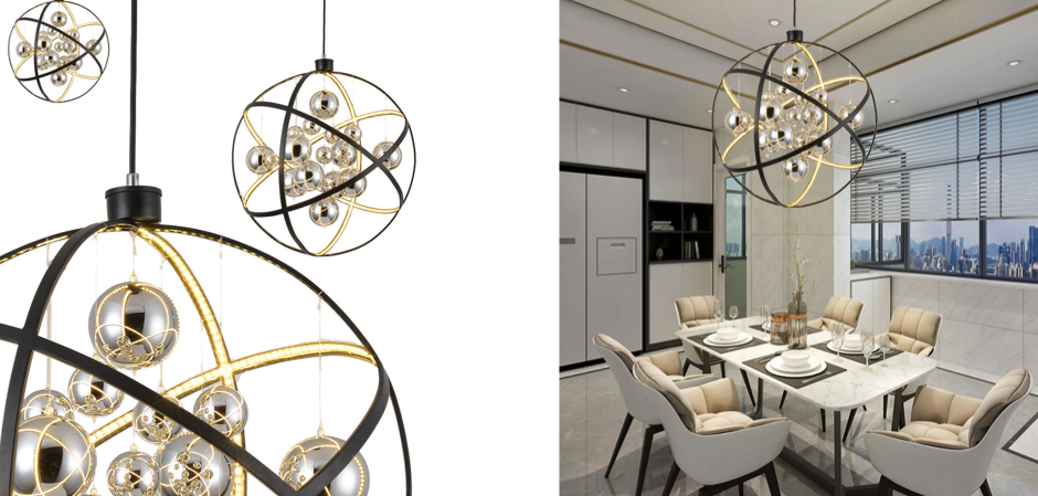 Люстра Atomic nucleus Chandelier Люстра Atomic nucleus Chandelier - Loft-Concept в Барнауле