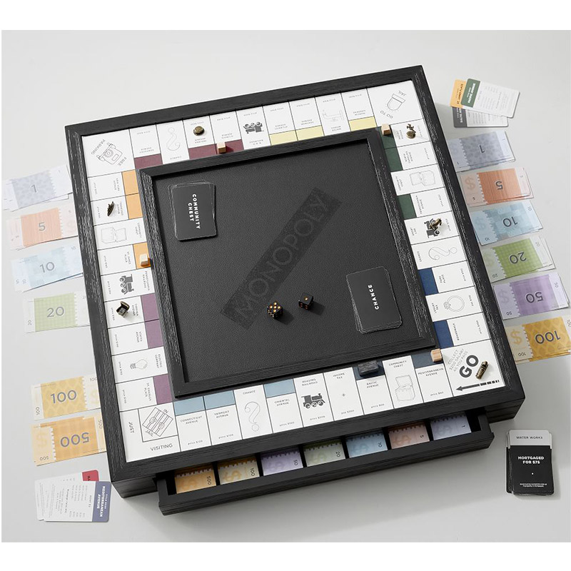 Настольная Игра "Монополия" Black Luxury Edition Черный Настольная Игра "Монополия" Black Luxury Edition Черный в Барнауле | Loft Concept