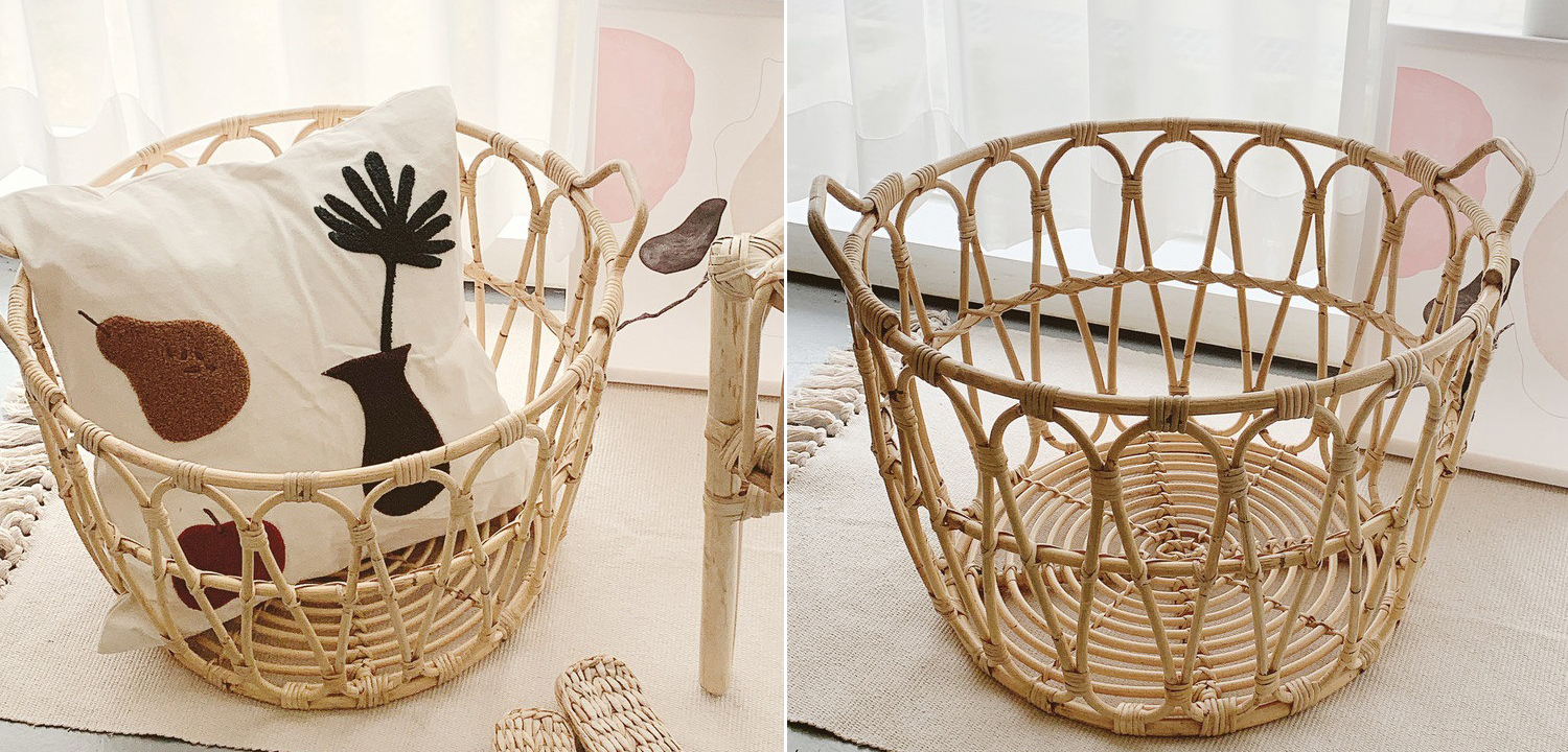 Корзина Round Wicker Baskets - фото