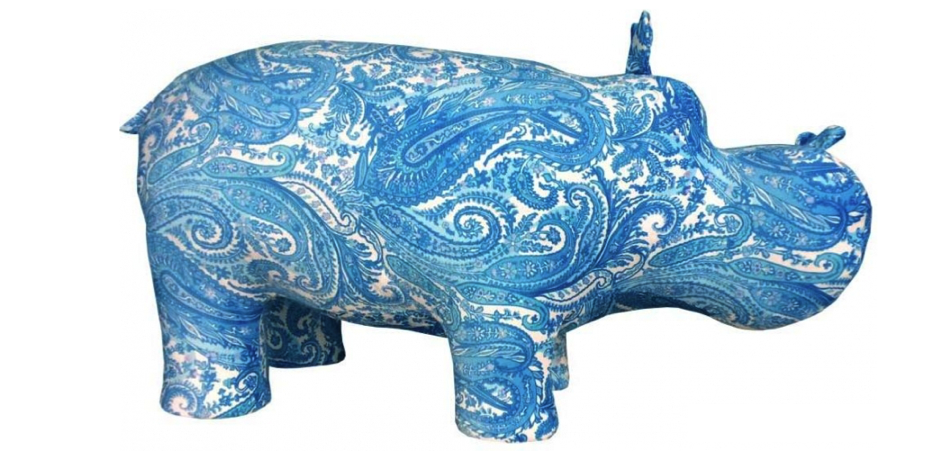 Пуф Бегемот Poof Hippo pattern Пуф Бегемот Poof Hippo pattern - Loft-Concept в Барнауле