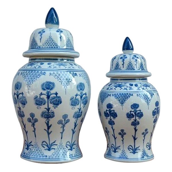 Ваза с крышкой Ceramo Светло-голубой Ваза с крышкой Ceramo Светло-голубой в Барнауле | Loft Concept