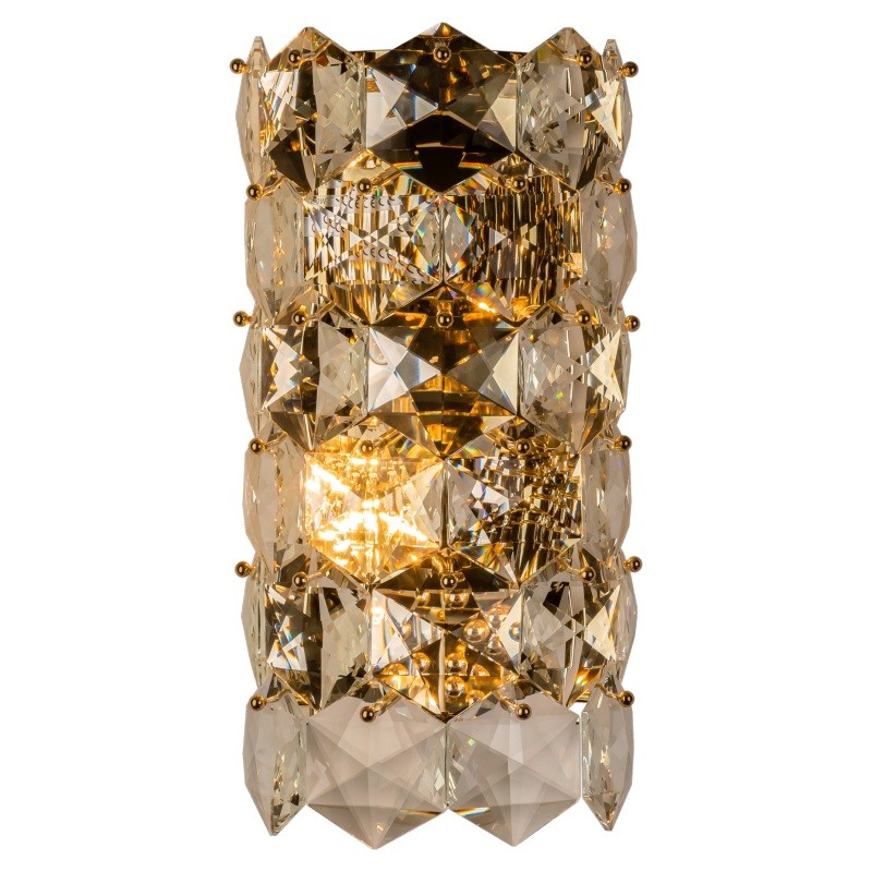 Бра Tiers Crystal Light Ermitage Wall Lamp Прозрачное Стекло Золотой Бра Tiers Crystal Light Ermitage Wall Lamp Прозрачное Стекло Золотой в Барнауле | Loft Concept