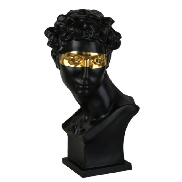 Статуэтка Bust Eyes Opposite Черный Золотой в Барнауле | Loft Concept 