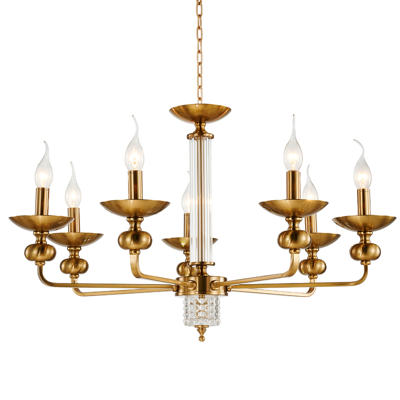 Люстра Adilin Chandelier 75 Бронза Прозрачный Люстра Adilin Chandelier 75 Бронза Прозрачный в Барнауле | Loft Concept