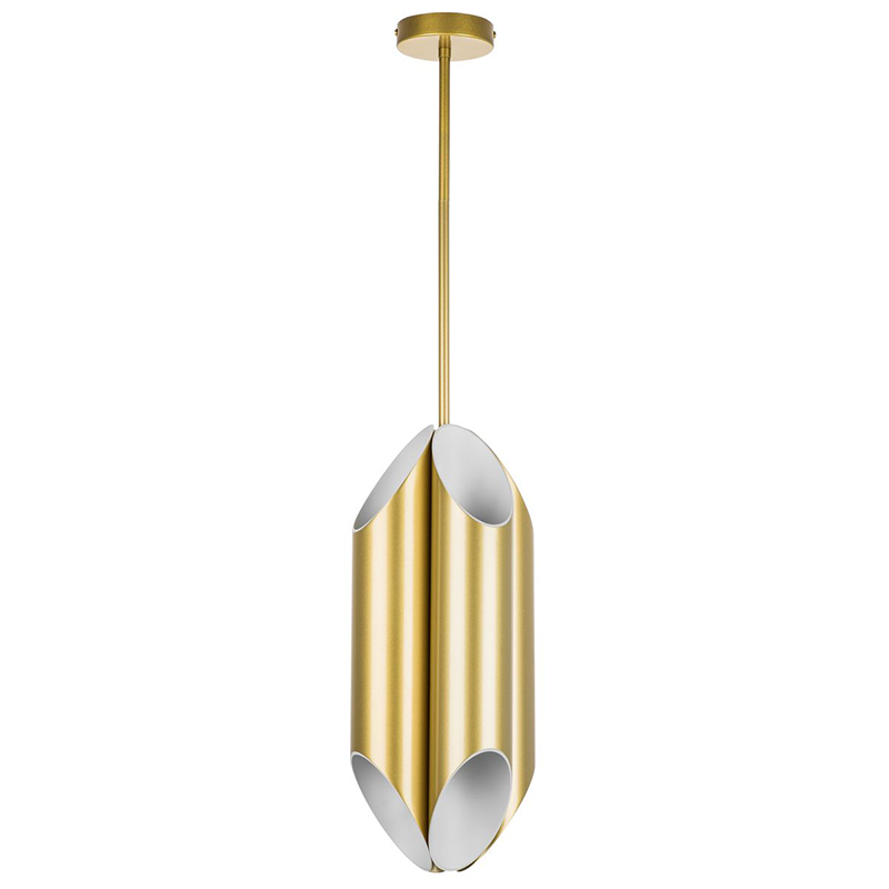 Подвесной светильник Garbi Gold Pipe Organ Hanging Lamp Золотой Белый Подвесной светильник Garbi Gold Pipe Organ Hanging Lamp Золотой Белый в Барнауле | Loft Concept