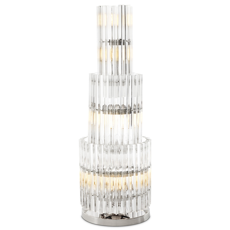 Настольная лампа Eichholtz Table Lamp Eldorado Никель Прозрачный Настольная лампа Eichholtz Table Lamp Eldorado Никель Прозрачный в Барнауле | Loft Concept