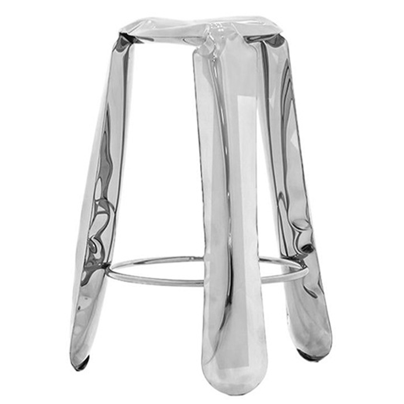 Барный стул Stainless Steel Bar Plopp Stool by Zieta Хром в Барнауле | Loft Concept 
