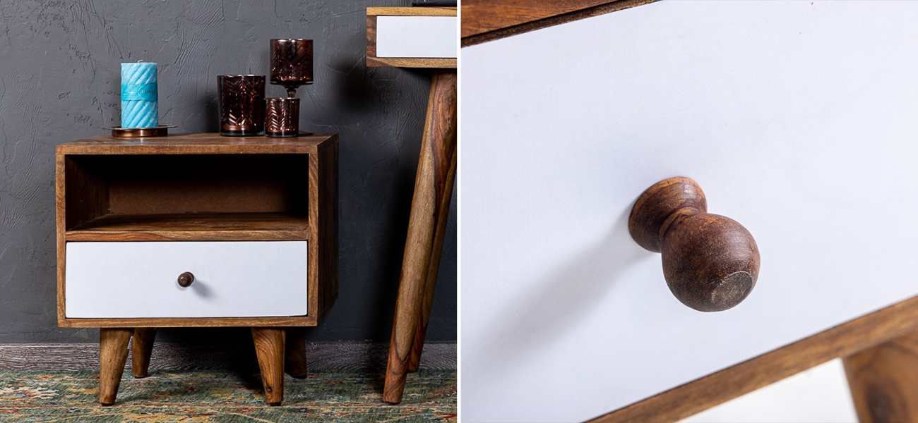 Тумба в скандинавском стиле Handmade Wooden - фото №2