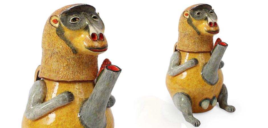 Кувшин Обезьяна с Кукурузой Monkey Teapot Кувшин Обезьяна с Кукурузой Monkey Teapot - Loft-Concept в Барнауле