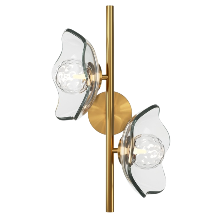 Бра Locality of the lotus Латунь в Барнауле | Loft Concept 