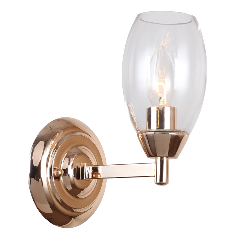 Бра Julian Sconce Глянцевое золото Прозрачный Бра Julian Sconce Глянцевое золото Прозрачный в Барнауле | Loft Concept