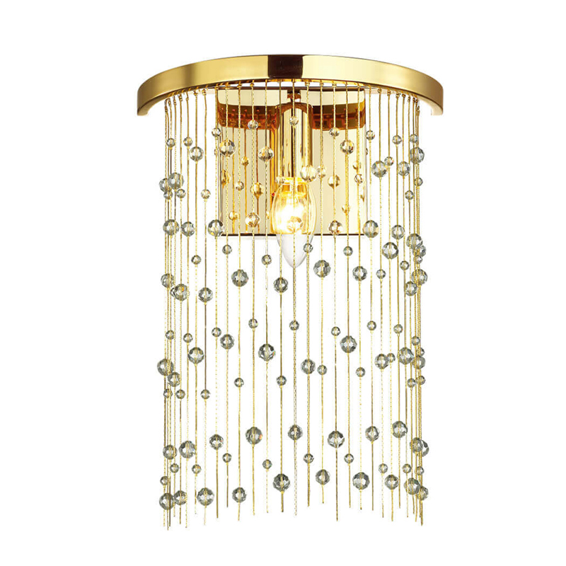Бра Hailstorm Rain Wall lamp gold Прозрачный (Transparent) Золотой Бра Hailstorm Rain Wall lamp gold Прозрачный (Transparent) Золотой в Барнауле | Loft Concept