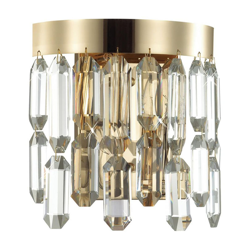 Бра Crystal Polyhedrons Wall Lamp Gold Глянцевое золото Прозрачное Стекло Бра Crystal Polyhedrons Wall Lamp Gold Глянцевое золото Прозрачное Стекло в Барнауле | Loft Concept
