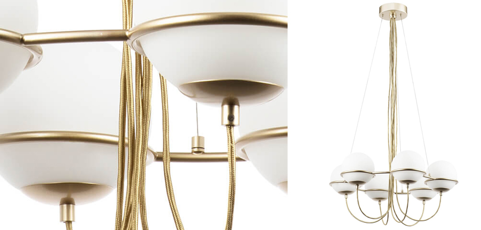 Люстра Melissa Chandelier Champagne 6 Люстра Melissa Chandelier Champagne 6 - Loft-Concept в Барнауле