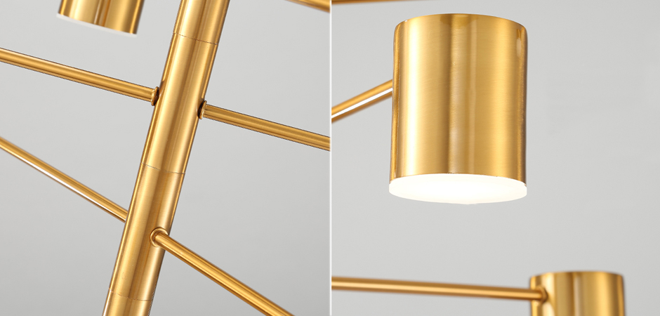 Светильник LED Lighting Gold 8 lampholders Светильник LED Lighting Gold 8 lampholders - Loft-Concept в Барнауле